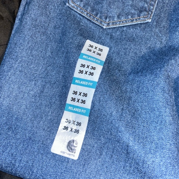 Carhartt Men's Relaxed Fit Jeans - Classic Blue - Picture 4 of 10